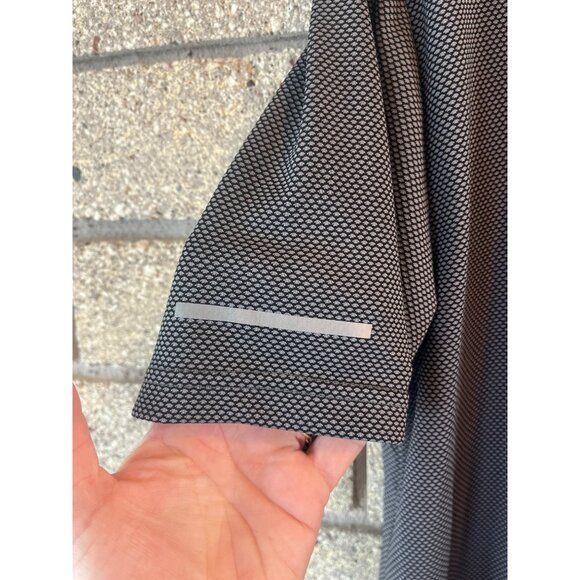 Guinness Mens Dry Fit Polo Shirt L Black/Gray Moisture-Wicking Performance - Picture 8 of 8